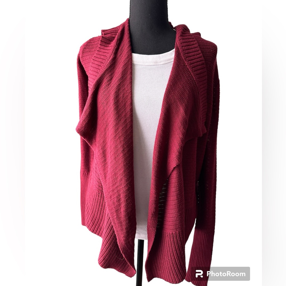 Hollister purple long sleeve cardigan size XS
